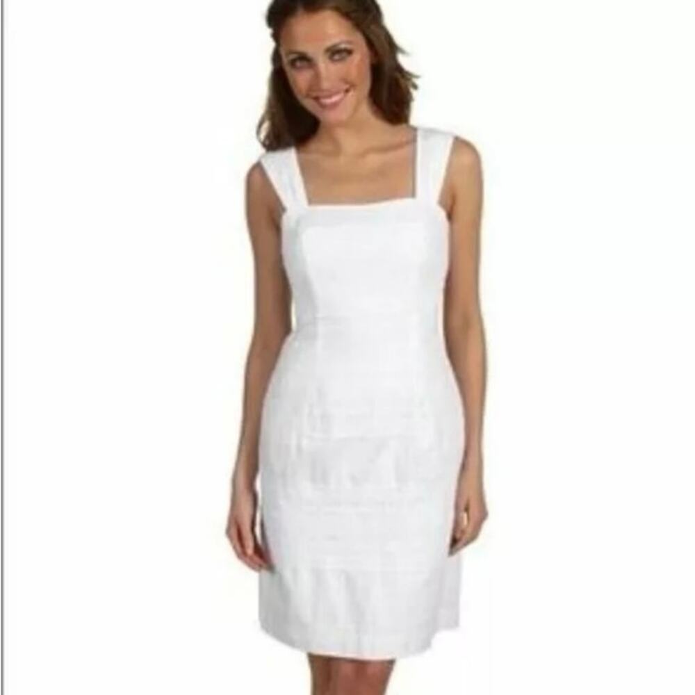 Lilly Pulitzer Bree Dress For the Love of Lace Resort White Cotton Wedding sz 6